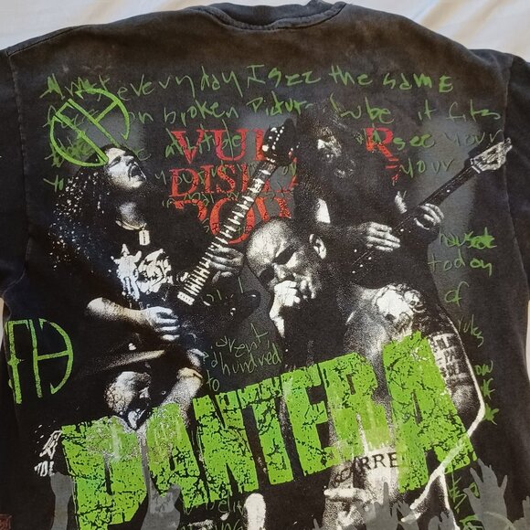 Vintage 1992 Hanes Beefy Pantera Cowboys from Hell AOP T-Shirt Adult L - Picture 8 of 16